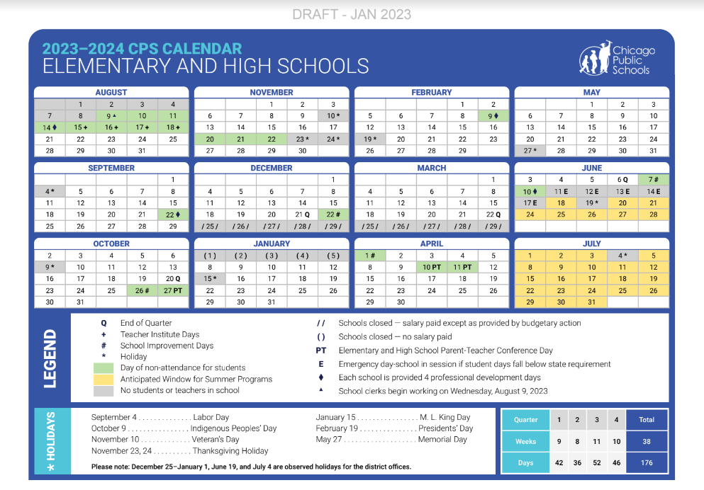 CPS Taking Parent Feedback on 202324 Calendar Proposal Chicago News